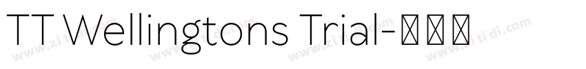 TT Wellingtons Trial字体转换